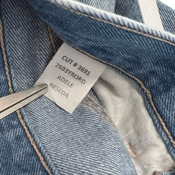 L'agence Adele Womens High Rise Crop Stove Pipe Jeans - Picture 16 of 16